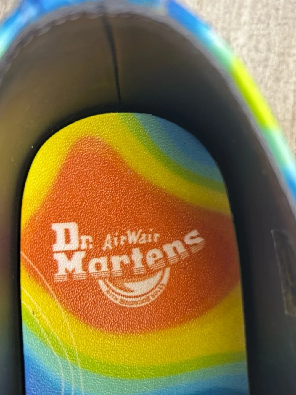 NEW Dr. Martens Docs 1461 Heat Map Genix Nappa Leather Oxford Boot Mens Size 8